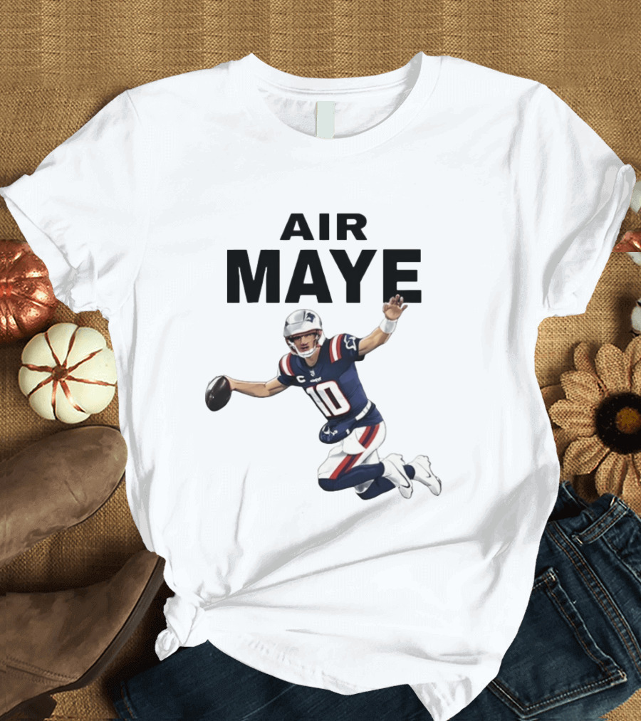 New England Football Air Maye Quarterback Number 10 T-Shirt