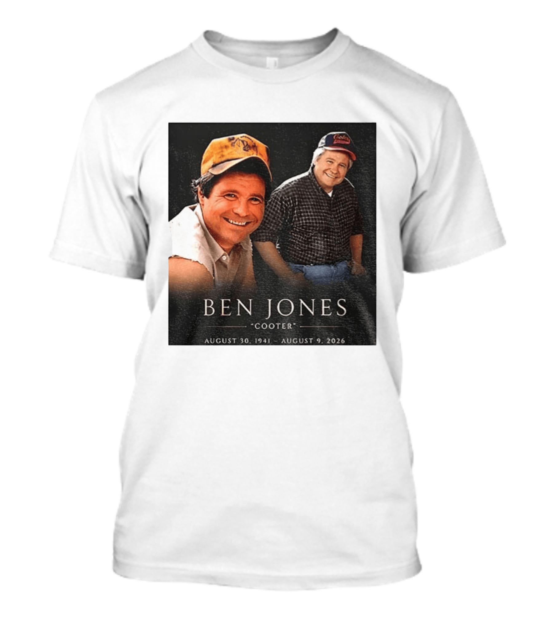 Ben Jones Cooter Memorial August 30 1941 August 9 2026 T-Shirt
