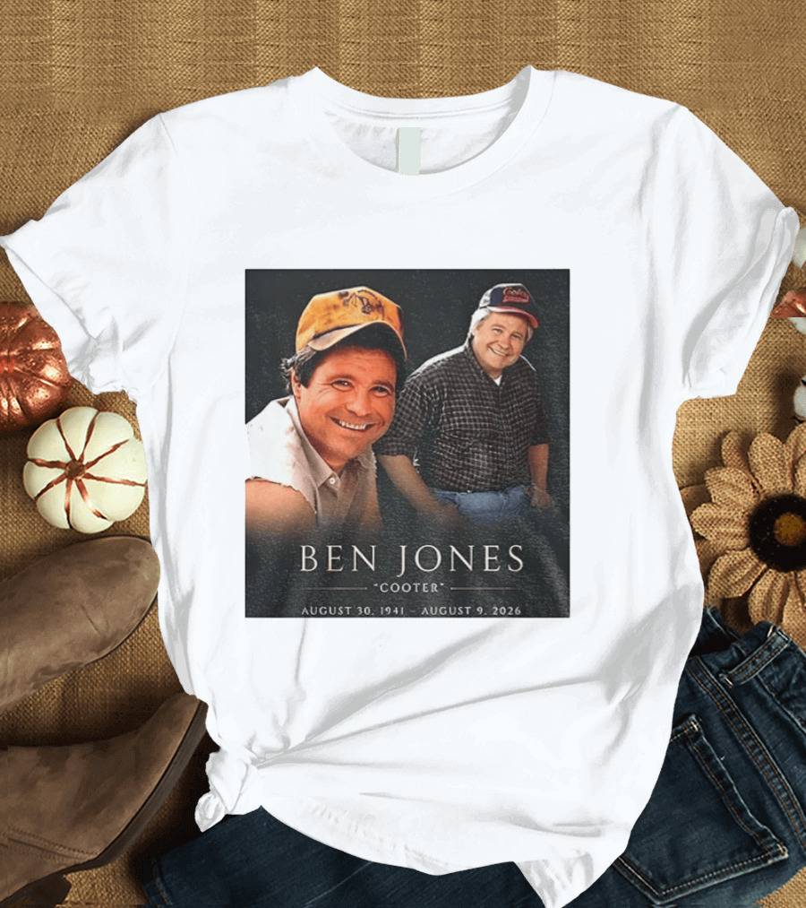 Ben Jones Cooter Memorial August 30 1941 August 9 2026 T-Shirt