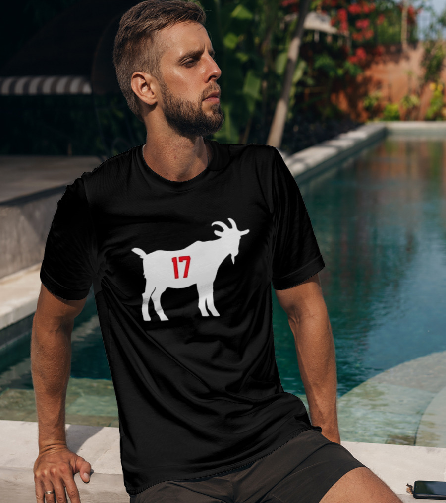 17 White Billy Goat T-Shirt