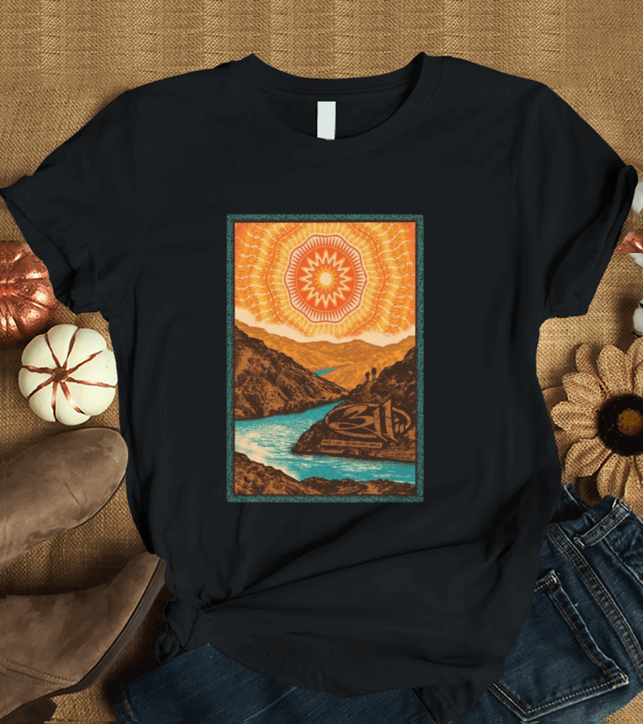 311 August 11 2026 Nampa ID Sunburst Mountain River Scene T-Shirt