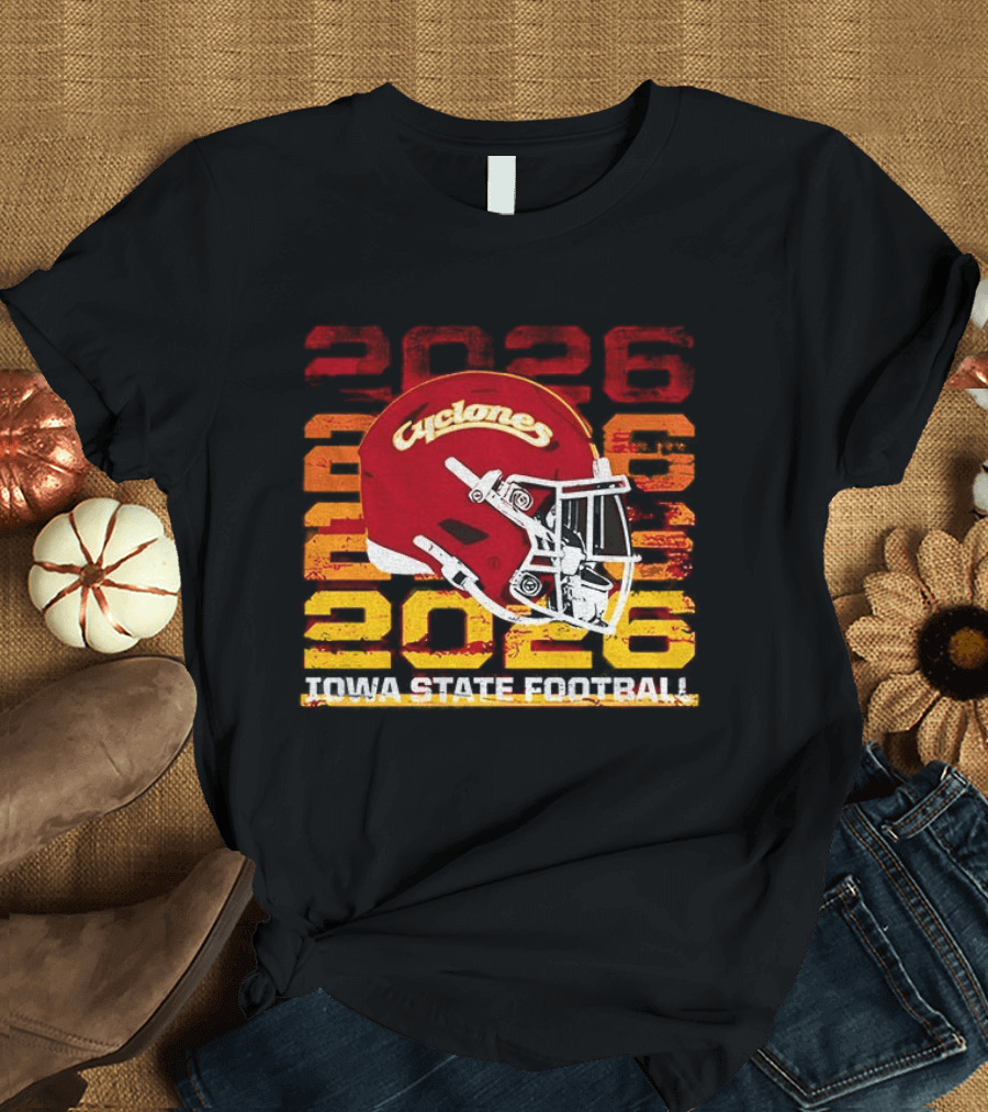 Cyclones Helmet 2026 Iowa State Football Gameday T-Shirt