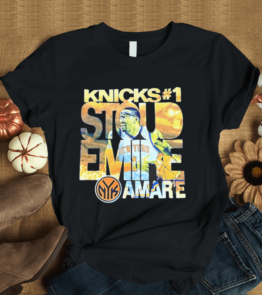 Knicks #1 Stoudemire Amare New York NYK T-Shirt