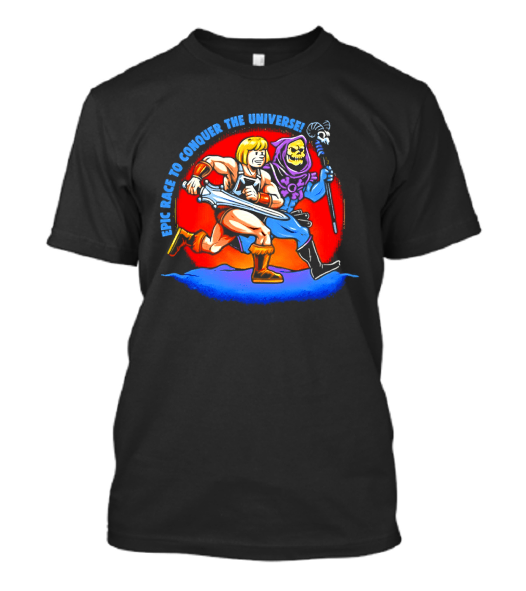 He Man And Skeletor Race To Conquer The Universe Masters Of The Universe T-Shirt