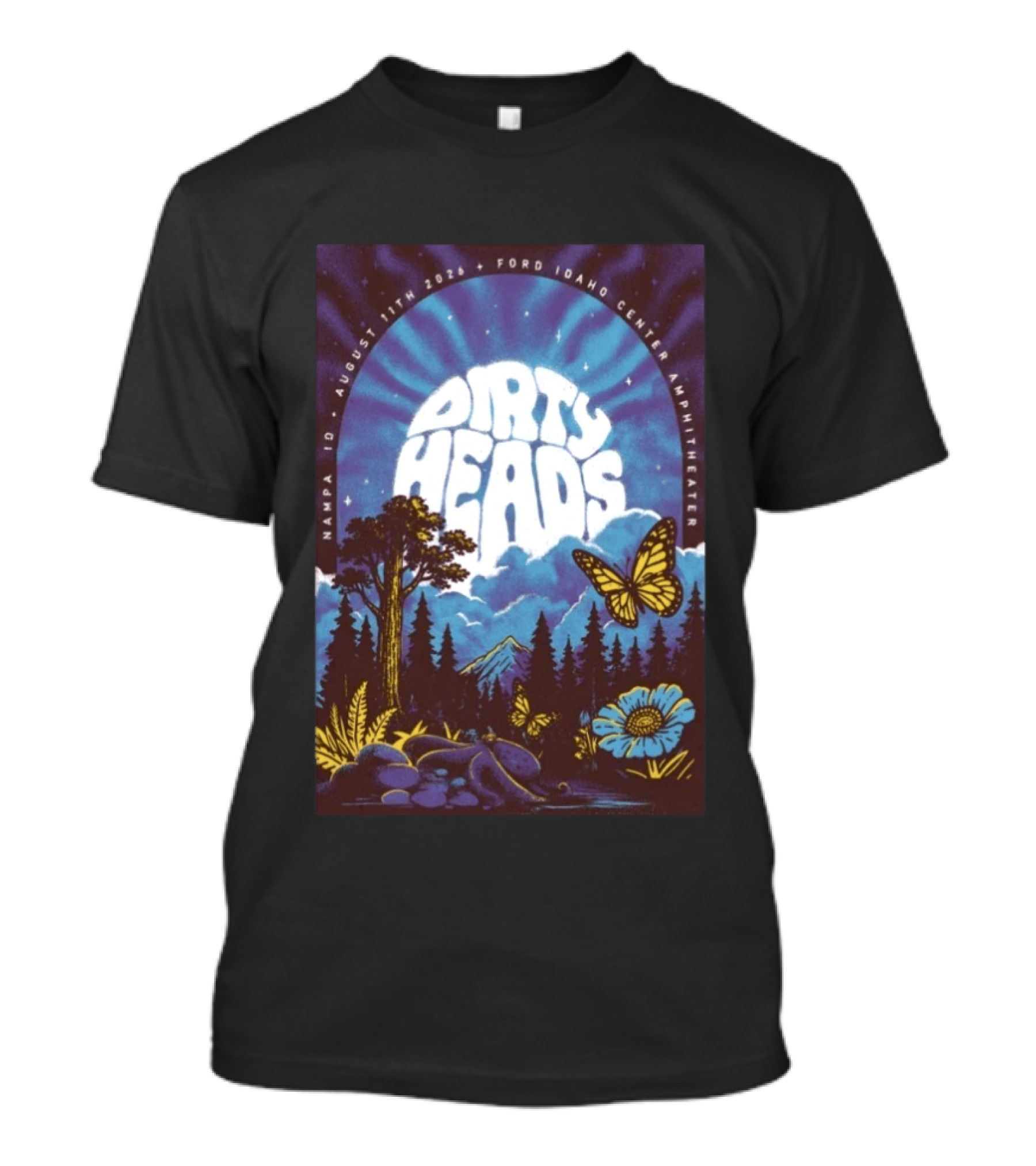 Dirty Heads August 11 2026 Nampa ID Ford Idaho Center Amphitheater Tour T-Shirt