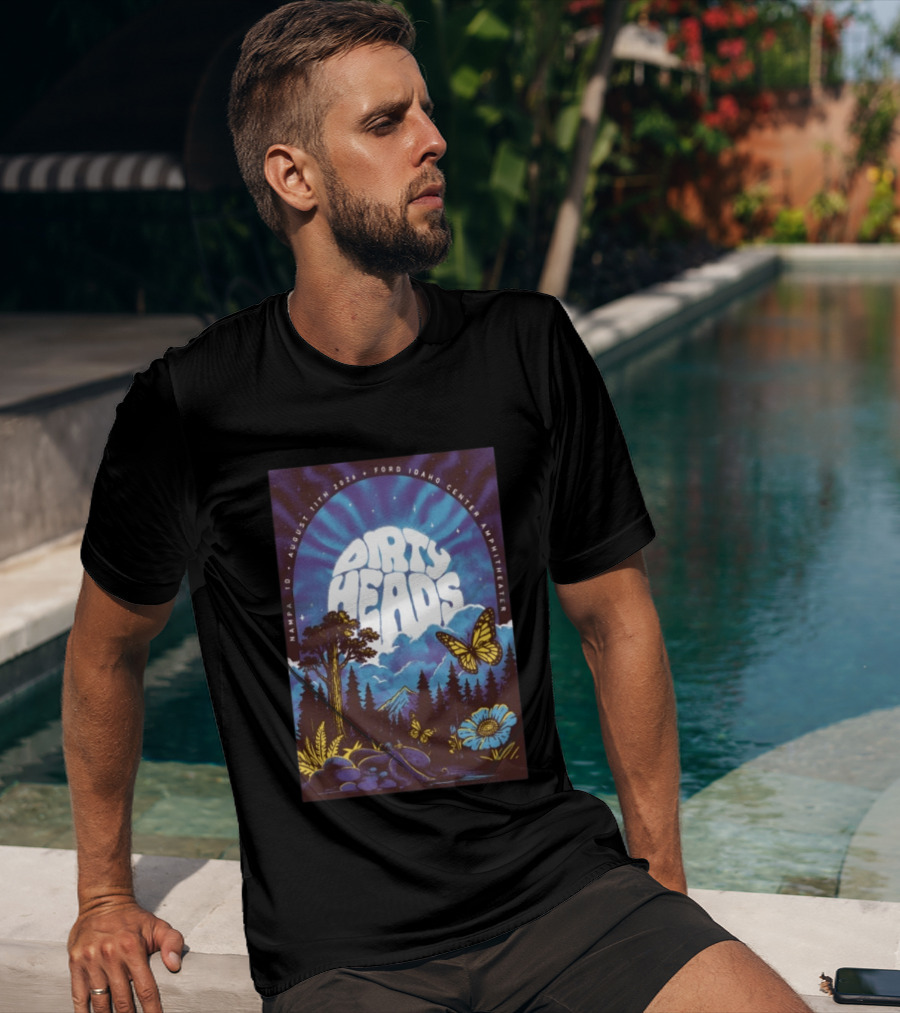 Dirty Heads August 11 2026 Nampa ID Ford Idaho Center Amphitheater Tour T-Shirt