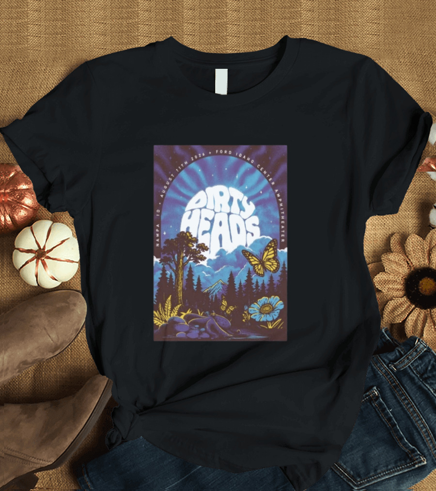 Dirty Heads August 11 2026 Nampa ID Ford Idaho Center Amphitheater Tour T-Shirt