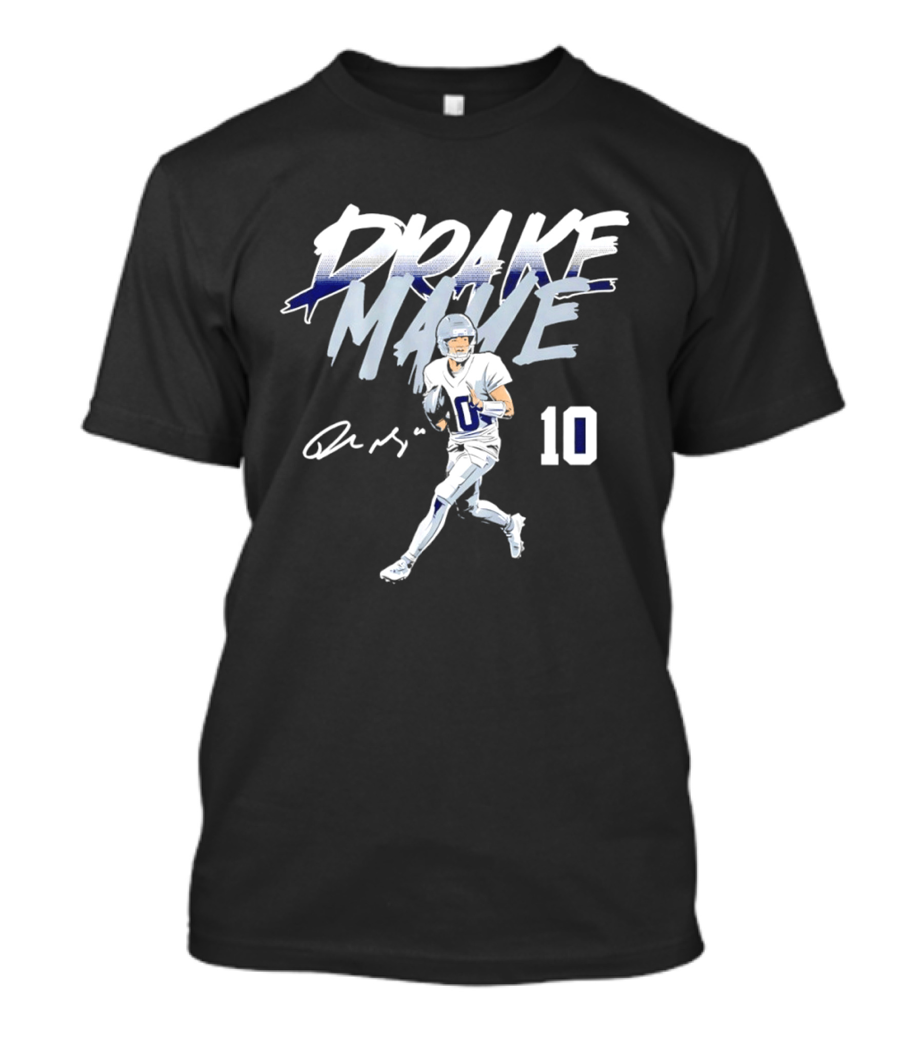 Drake Maye 10 New England Patriots Football 2026 T-Shirt