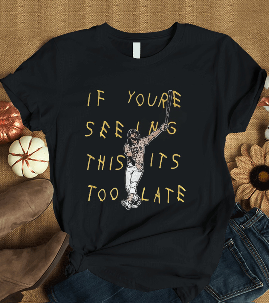 Fernando Tatis Jr El Niño If You're Seeing This It's Too Late San Diego T-Shirt