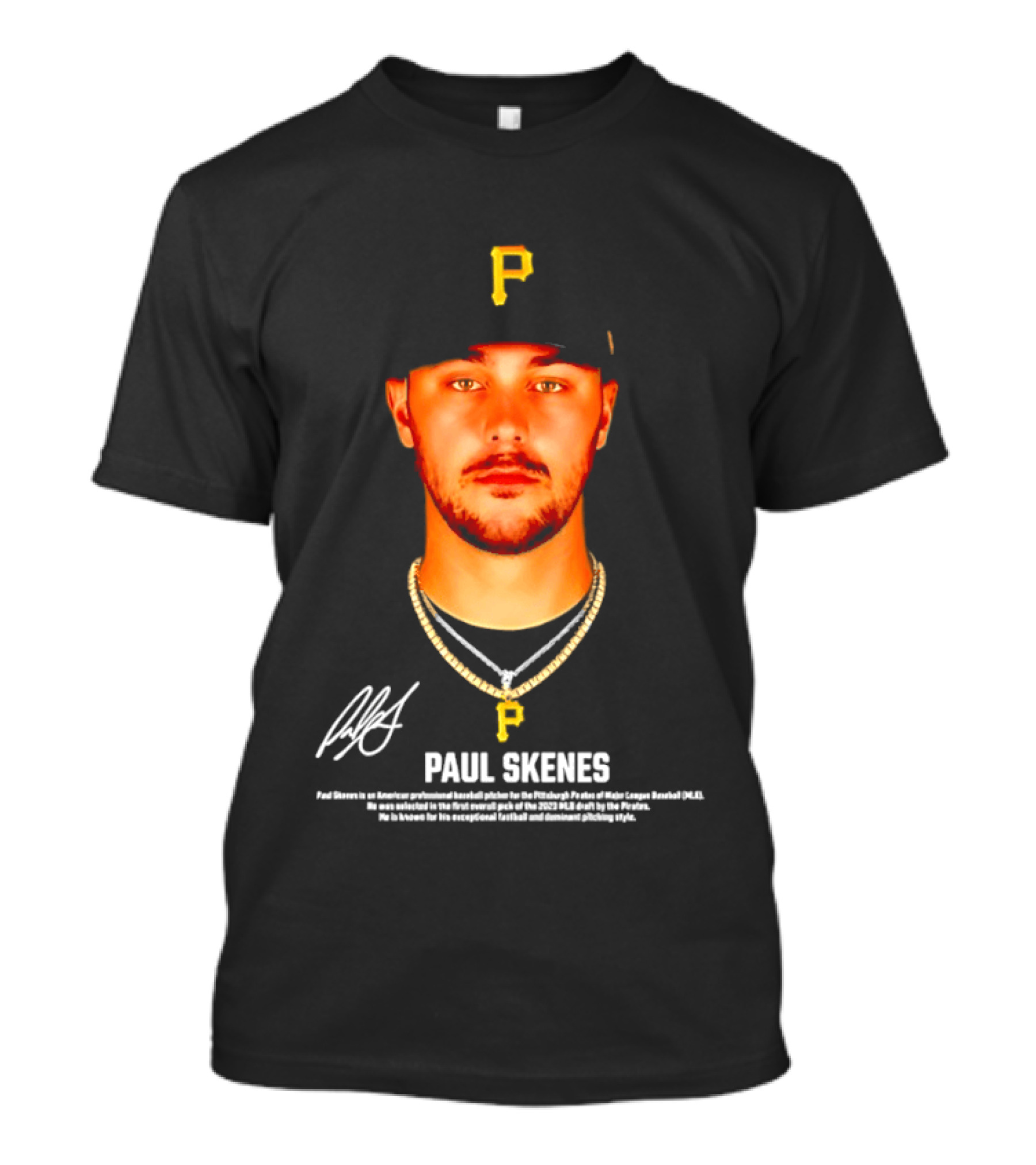 Paul Skenes Pittsburgh Pirates American Professional Baseball Player T-Shirt