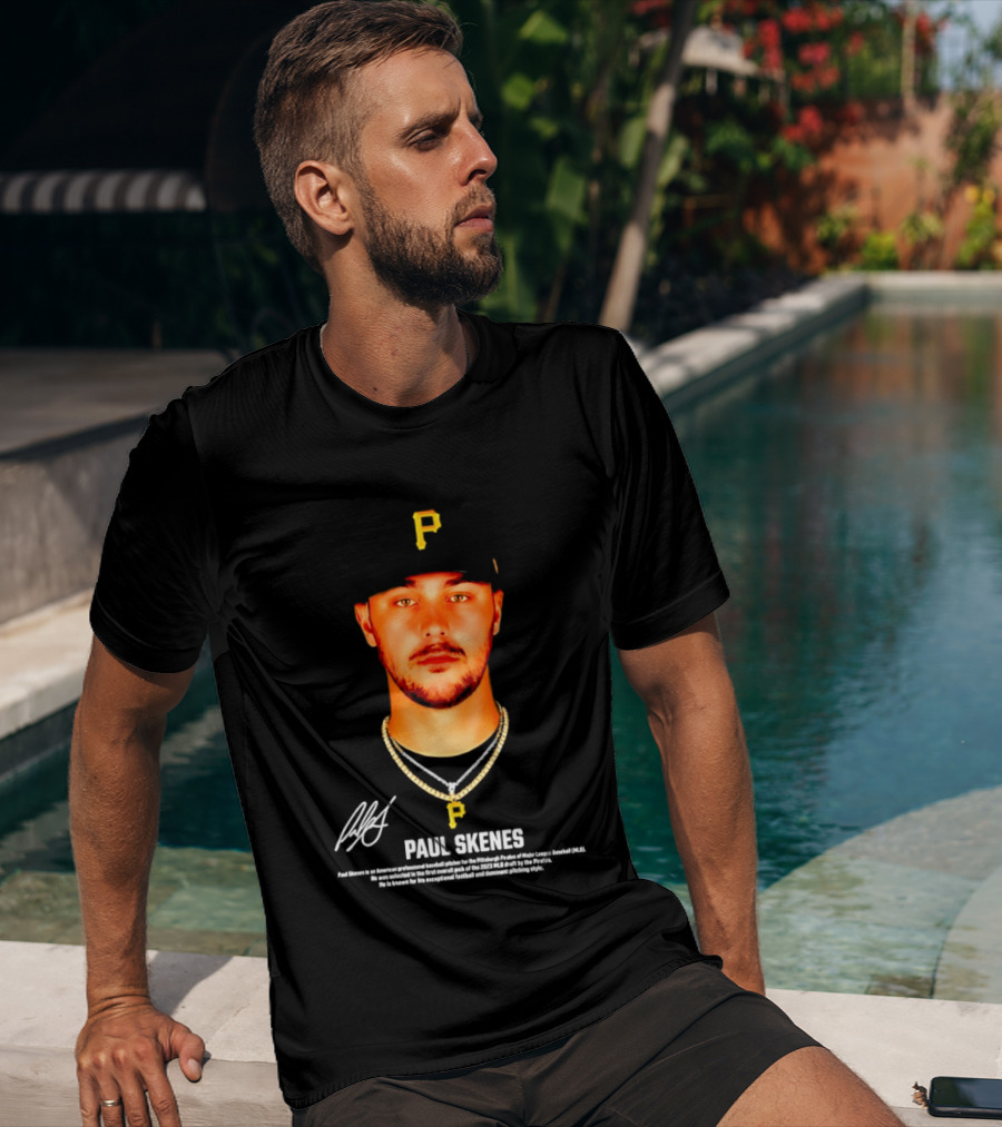 Paul Skenes Pittsburgh Pirates American Professional Baseball Player T-Shirt