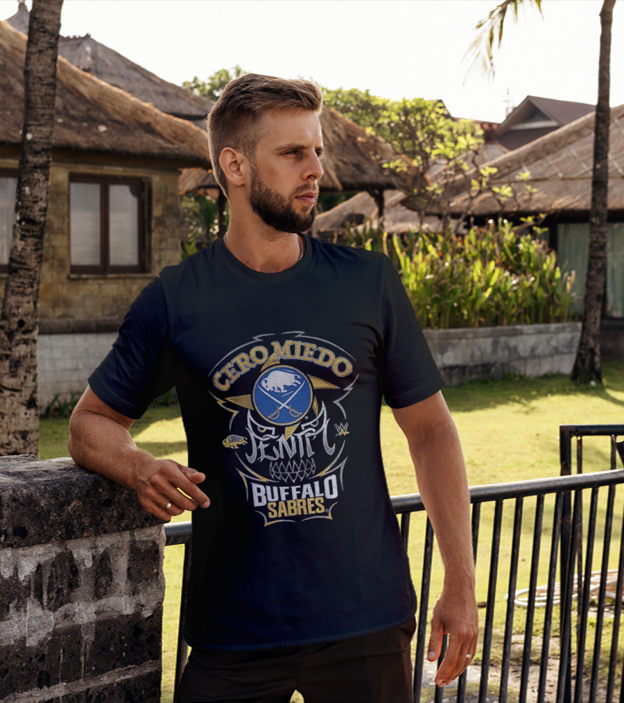 Cero Miedo Penta Buffalo Sabres WWE Collaboration T-Shirt