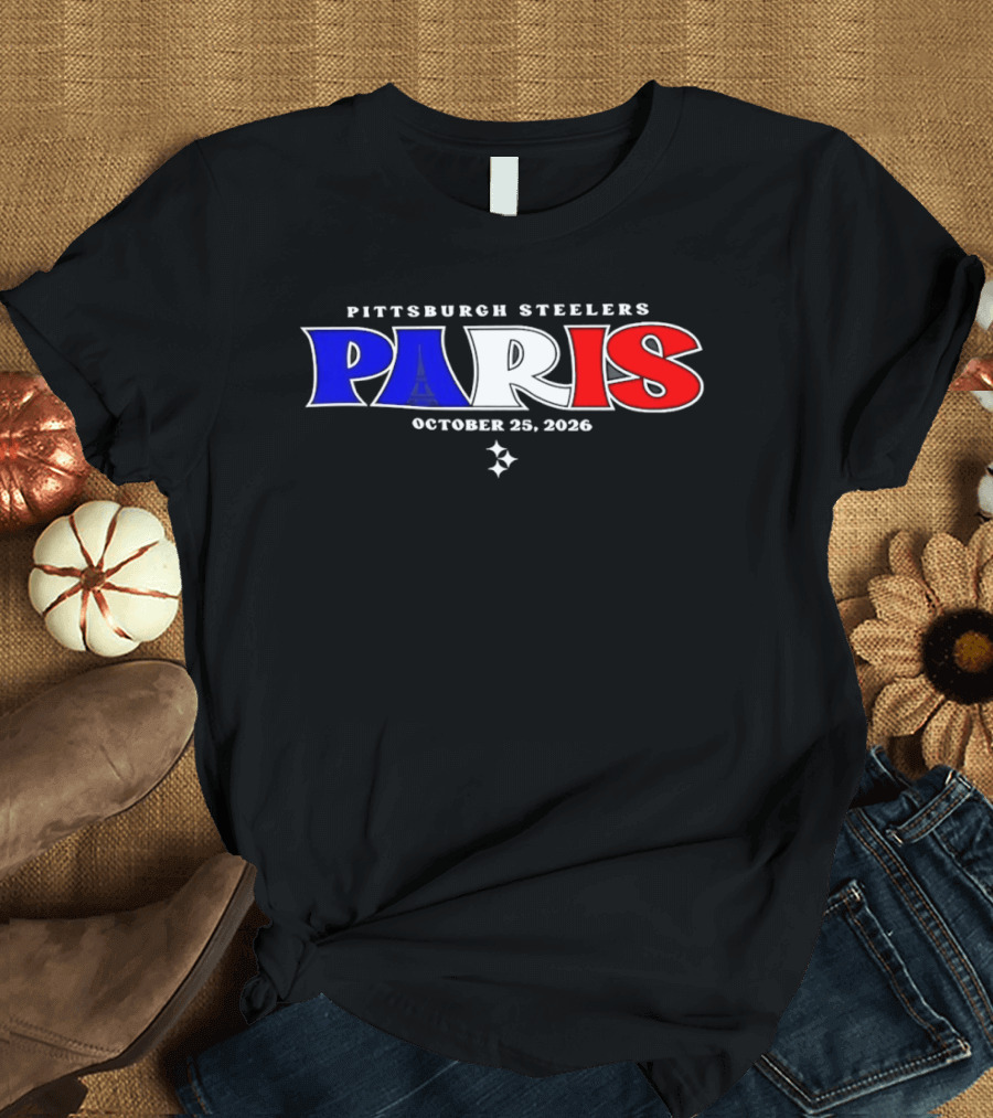 Pittsburgh Steelers Paris October 25 2026 T-Shirt