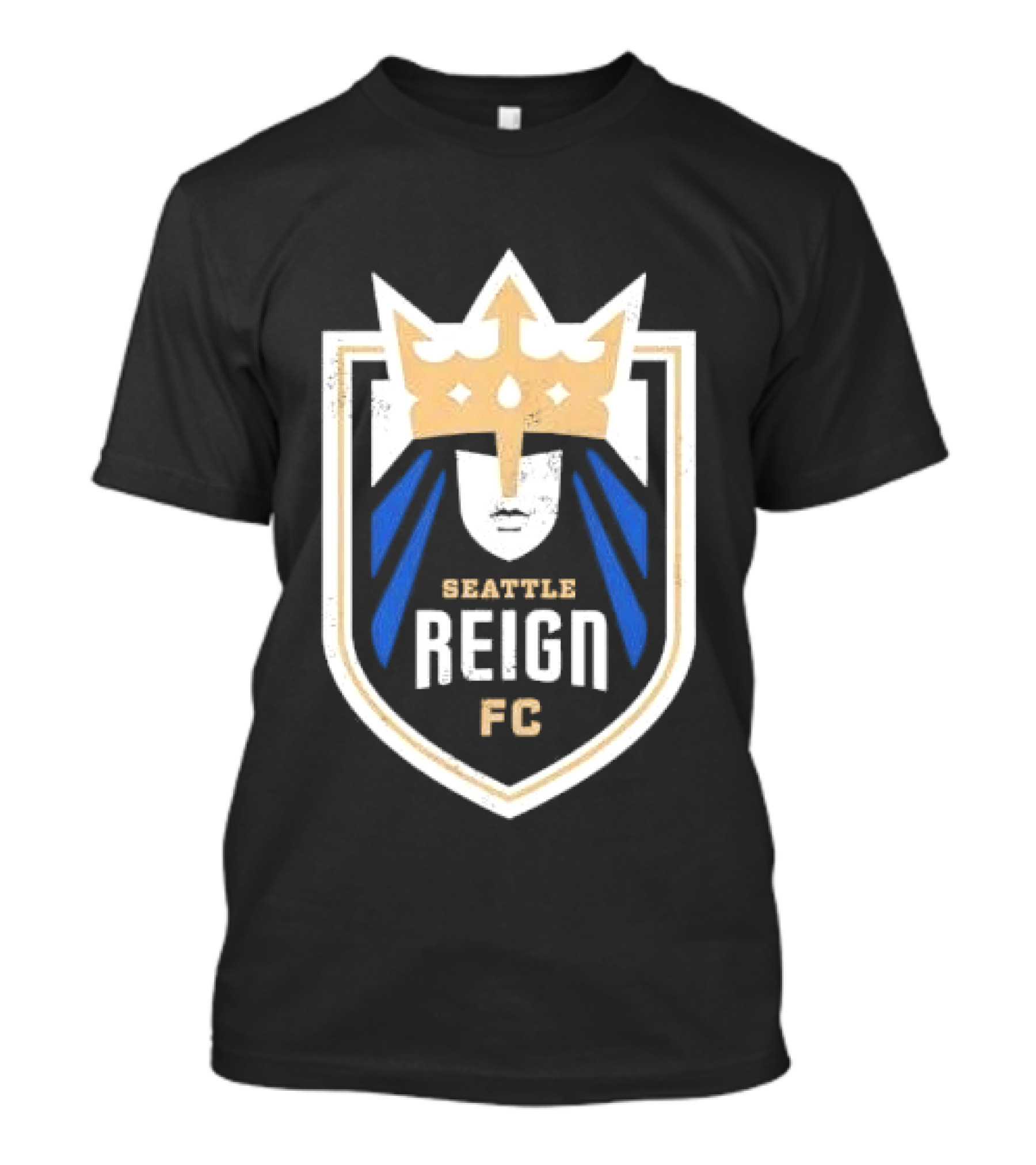Seattle Reign FC Distressed Crown Crest T-Shirt