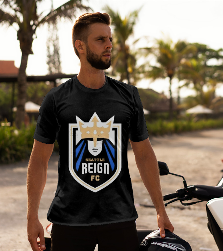 Seattle Reign FC Distressed Crown Crest T-Shirt