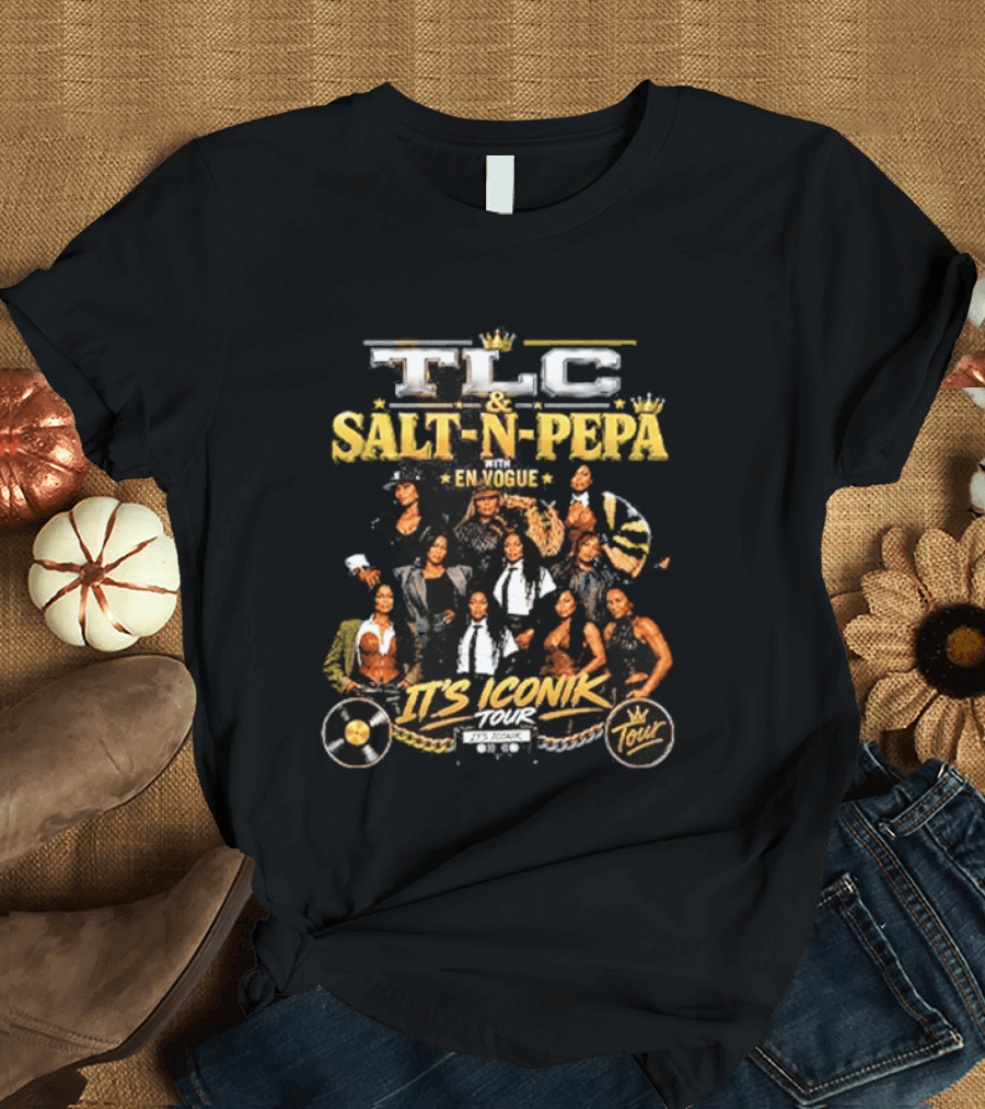 TLC Salt N Pepa En Vogue It's Iconik Tour 2026 T-Shirt