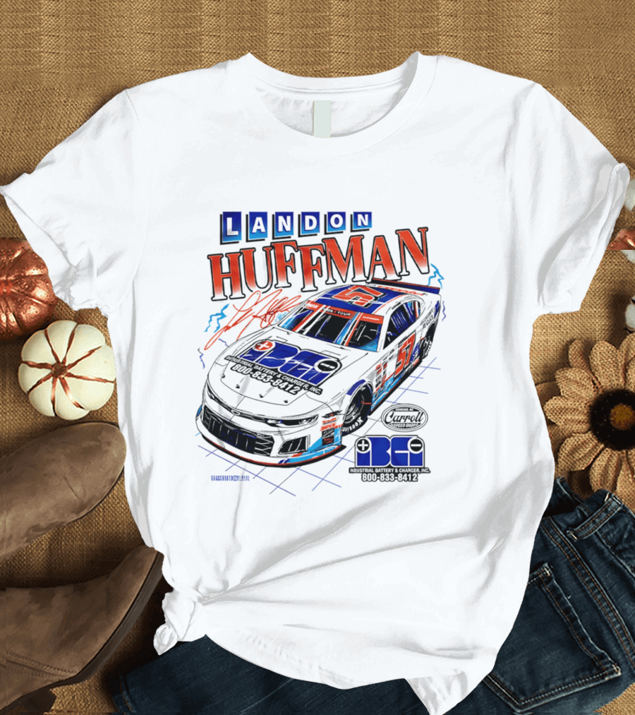 Landon Huffman 2026 Cars Tour Fully Charged Racing T-Shirt