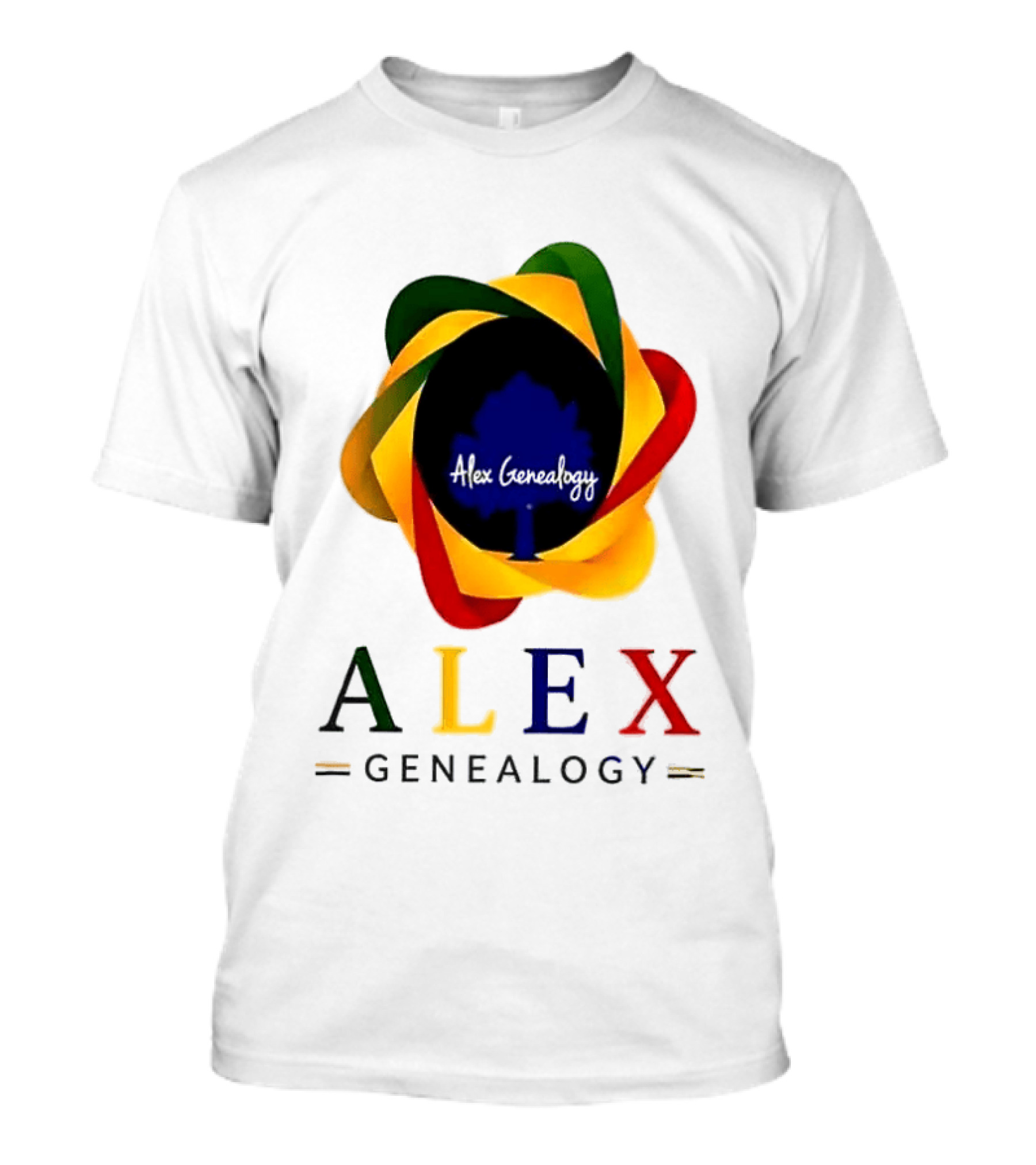Alex Genealogy Trust Census Records More Than People Colorful Tree T-Shirt