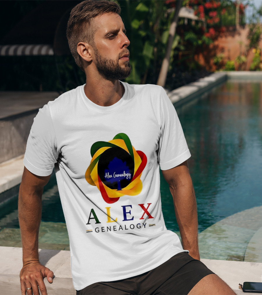 Alex Genealogy Trust Census Records More Than People Colorful Tree T-Shirt