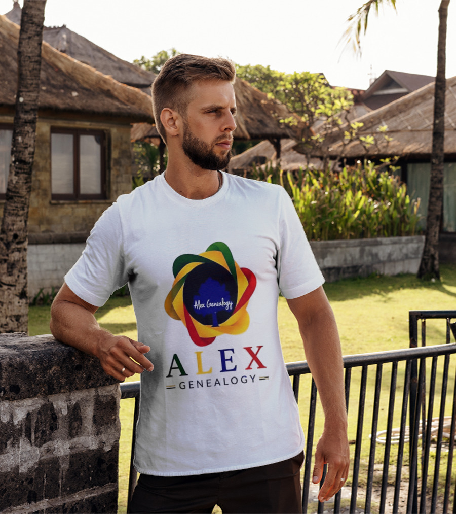Alex Genealogy Trust Census Records More Than People Colorful Tree T-Shirt
