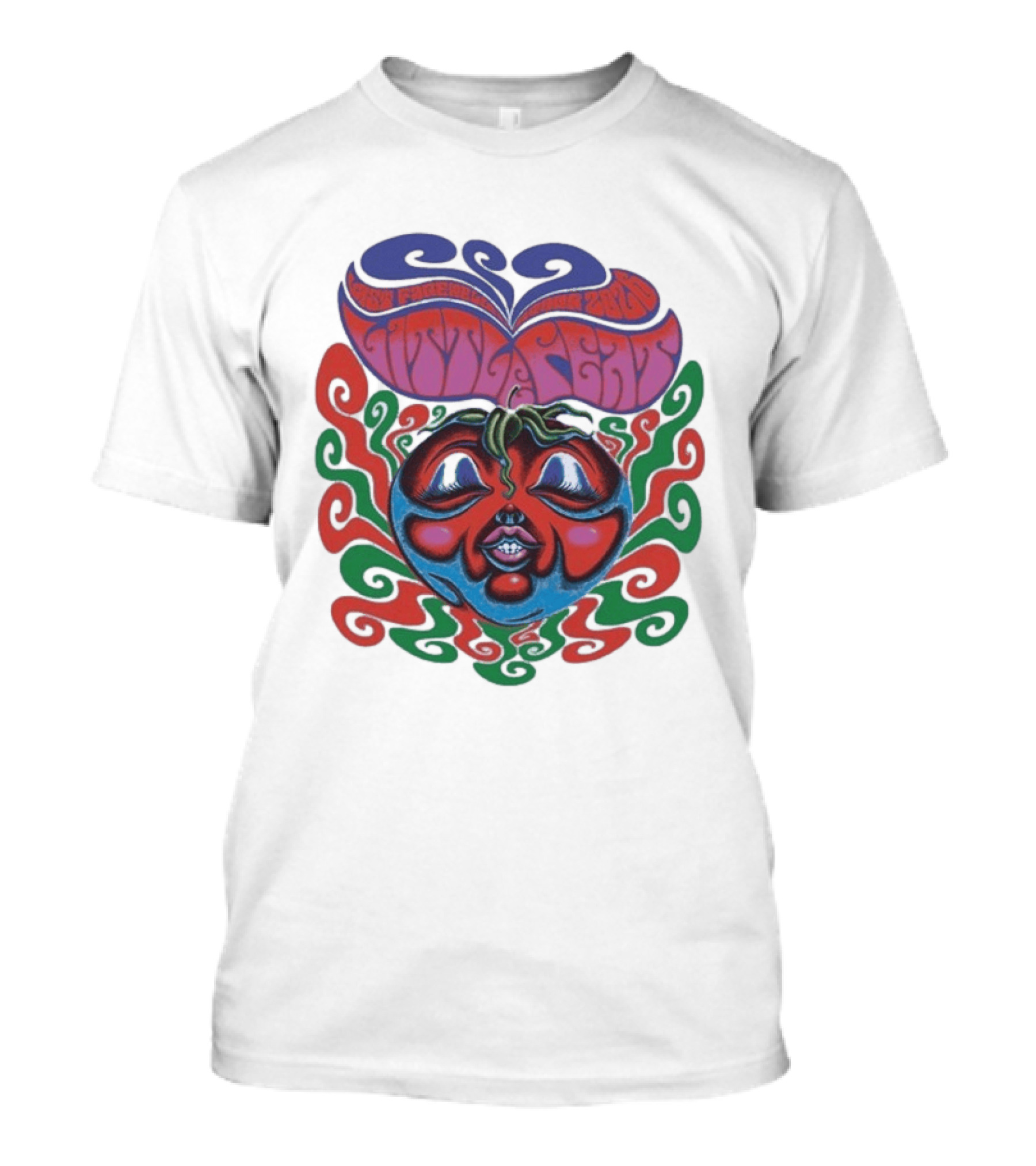 Little Feat Crystal Blue Tie Dye 2020 Cabbage Tomato T-Shirt