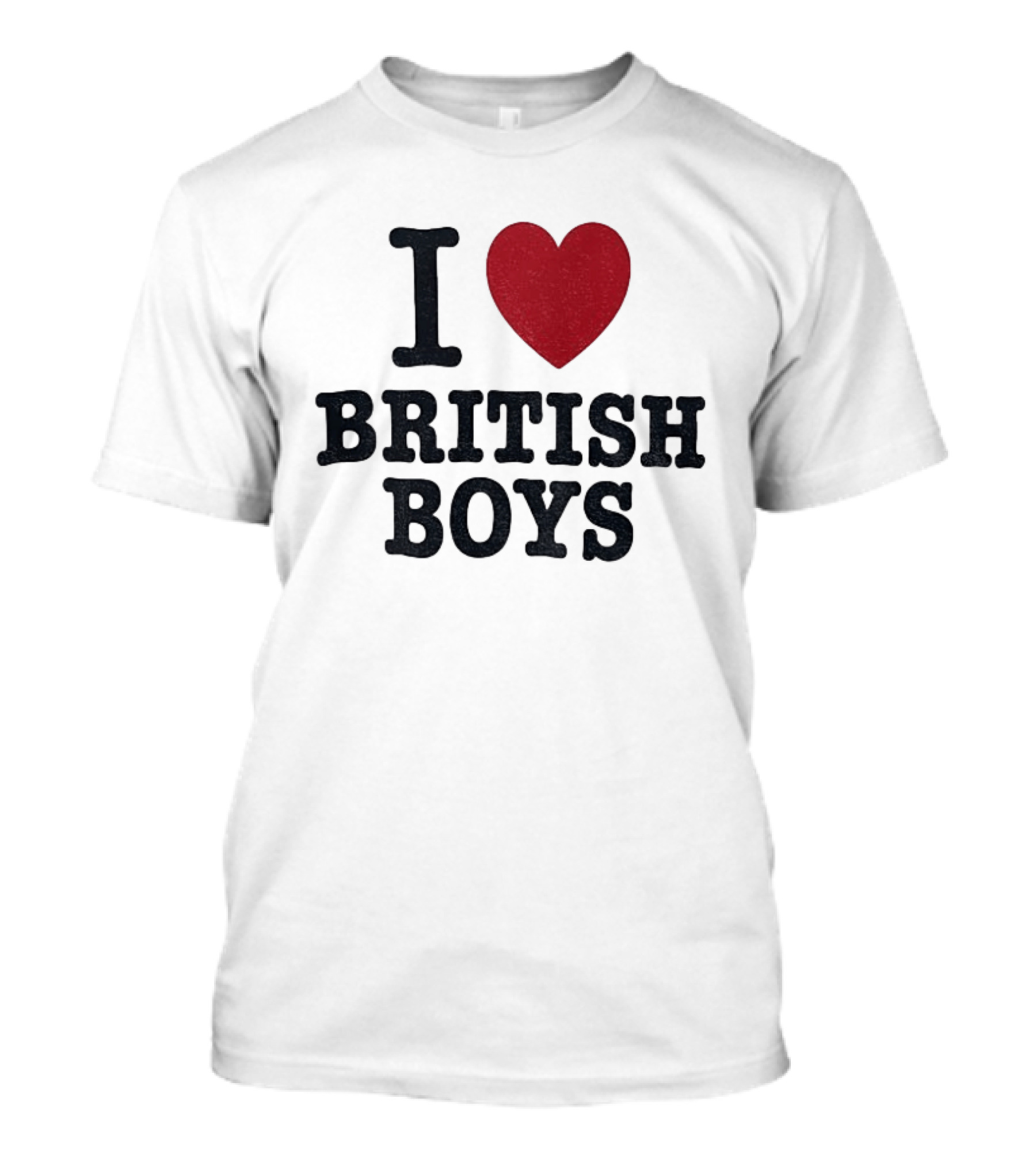 I Love British Boys Noah Schnapp Fanwear T-Shirt