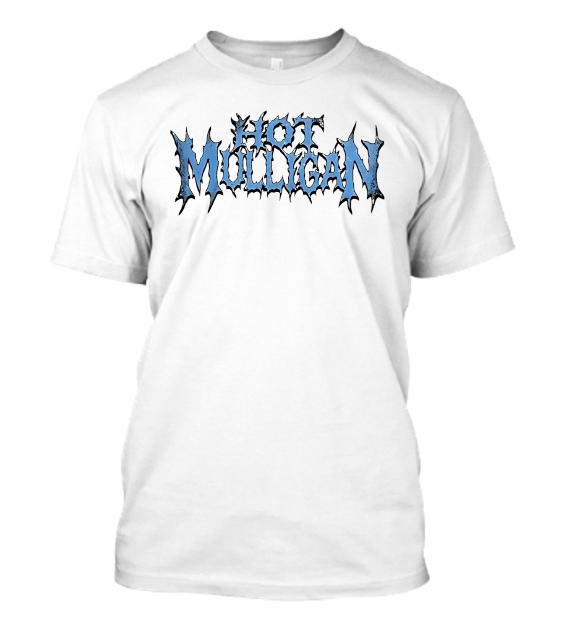 Hot Mulligan Spiky Ice Blue Metal Frozen T-Shirt