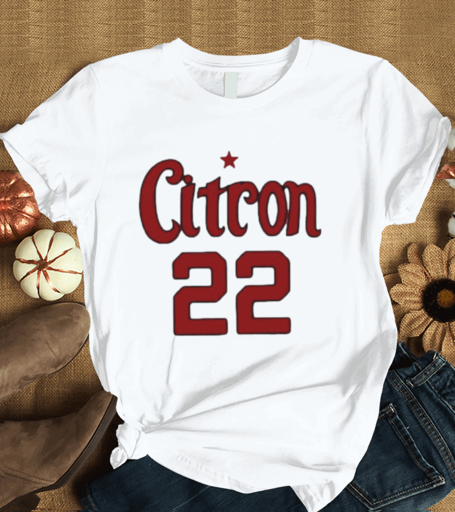 Sonia Citron 22 Washington Mystics Women's Basketball NCAA T-Shirt