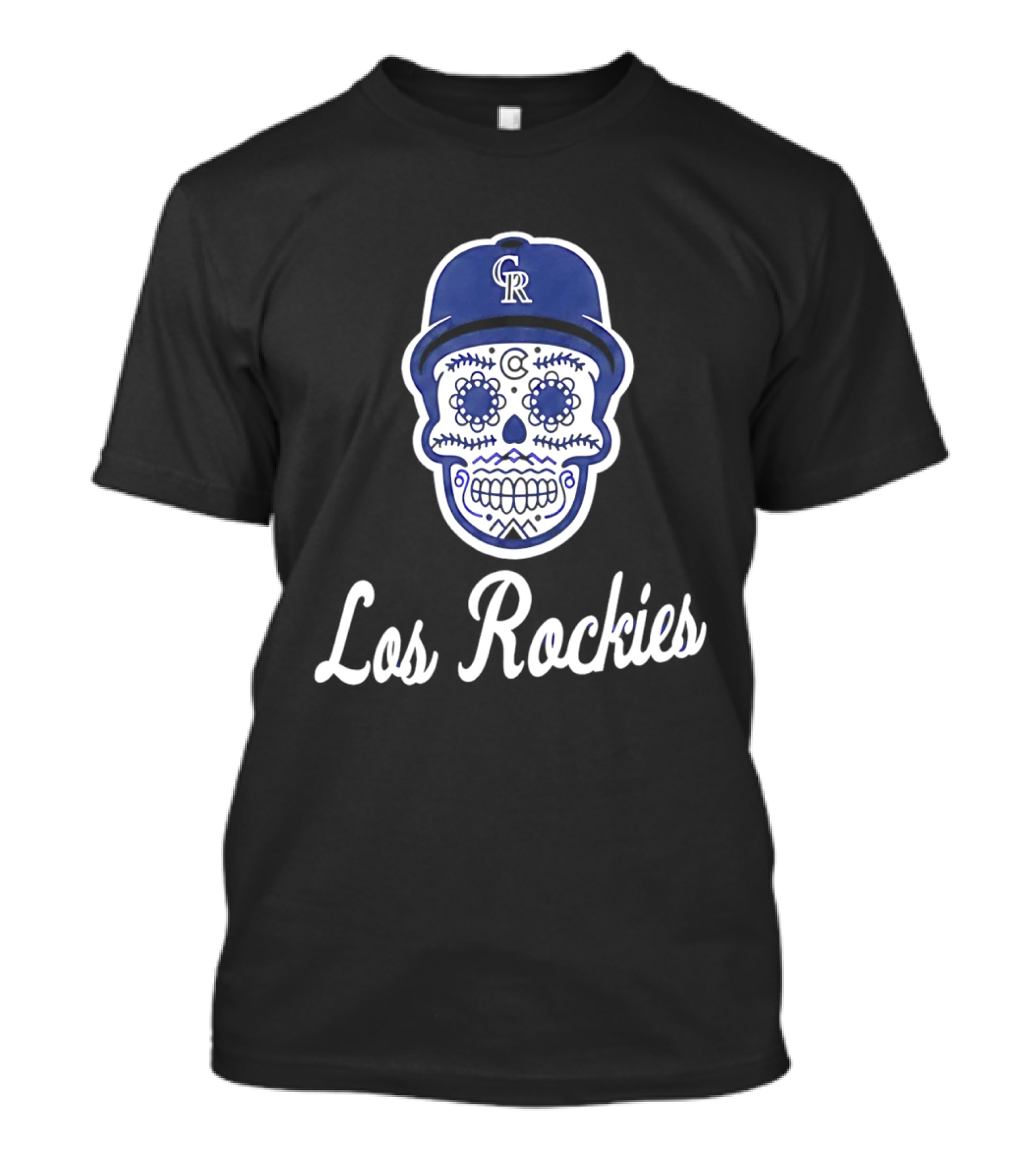 2026 Colorado Los Rockies CR Skull Cap T-Shirt