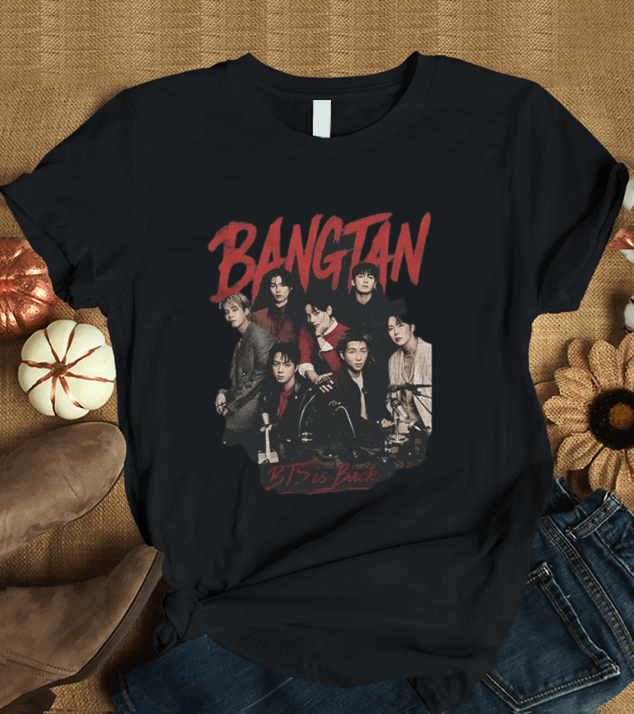Bangtan BTS Is Back World Tour Kpop Lover T-Shirt