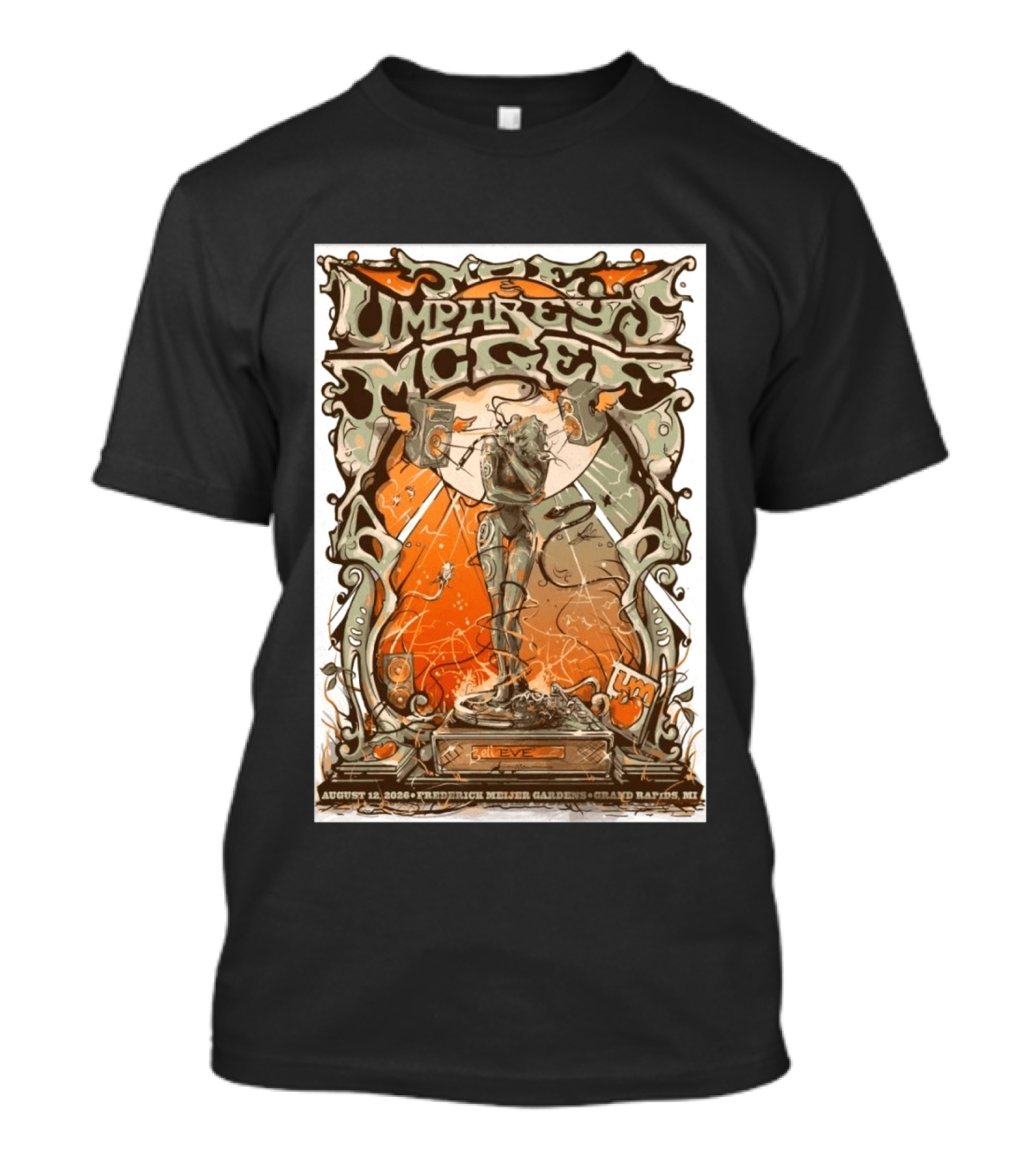 Moe And Umphrey's McGee August 12 2026 Frederik Meijer Gardens Grand Rapids MI Concert T-Shirt