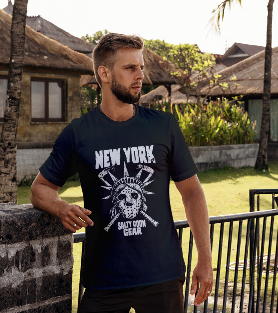 New York Salty Goon Gear Hockey T-Shirt