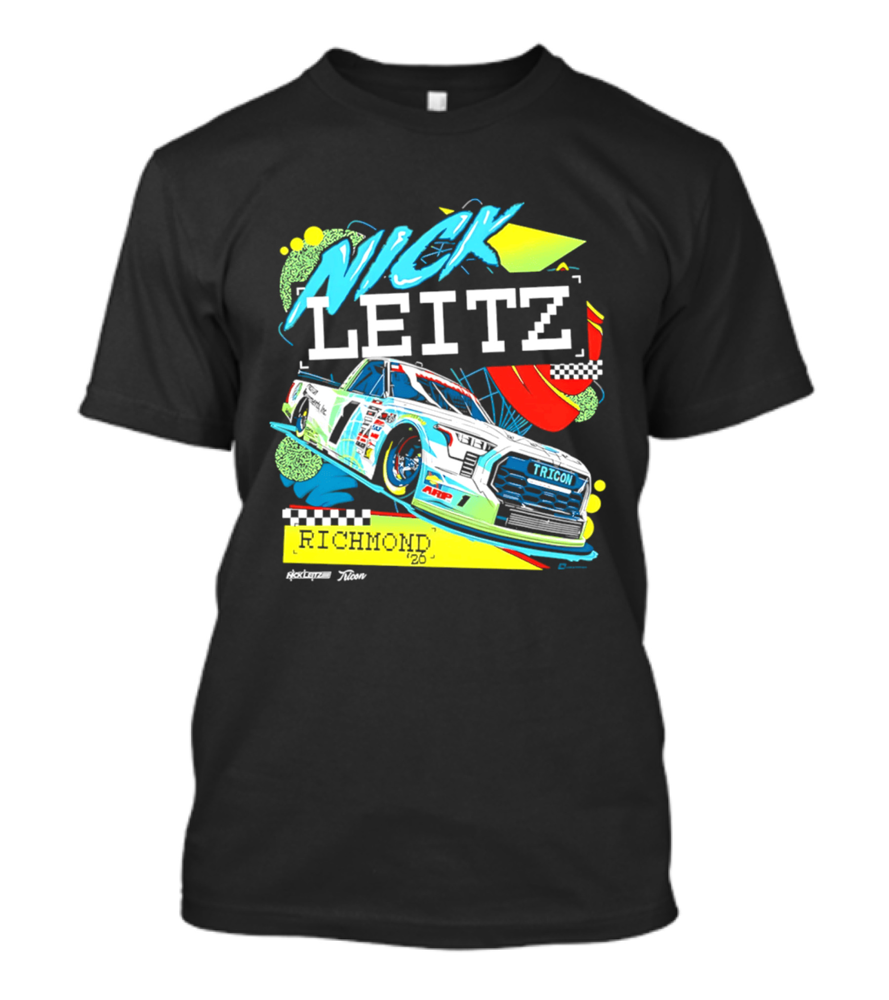 Nick Leitz Richmond NC Tricon Truck Series 2026 Racing T-Shirt