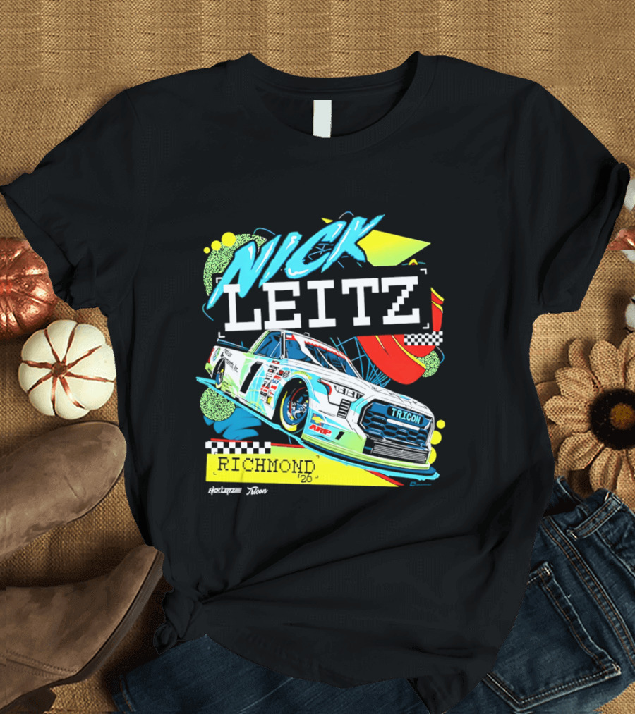 Nick Leitz Richmond NC Tricon Truck Series 2026 Racing T-Shirt