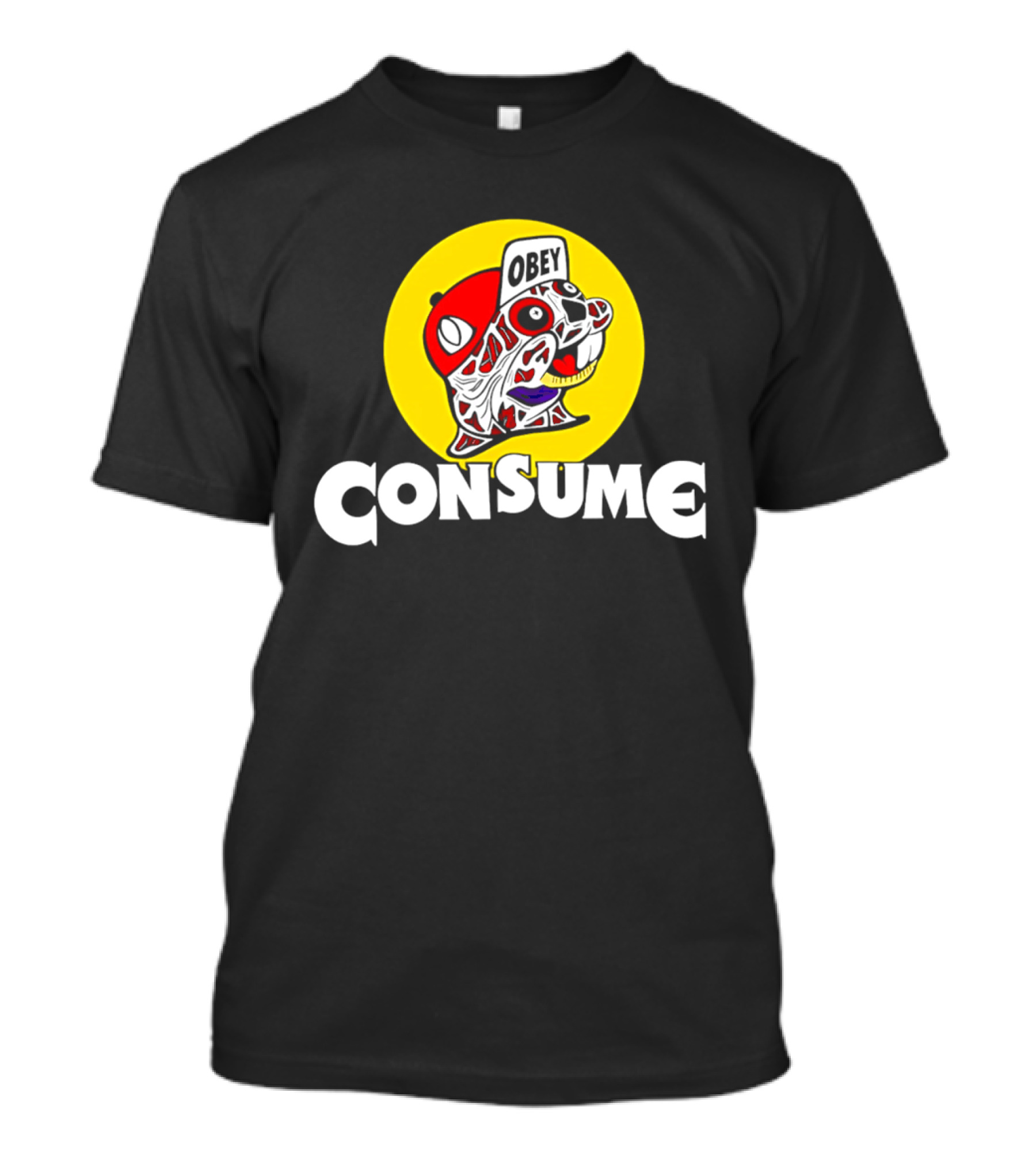 Obey Consume Beaver Streetwear Hip Hop T-Shirt