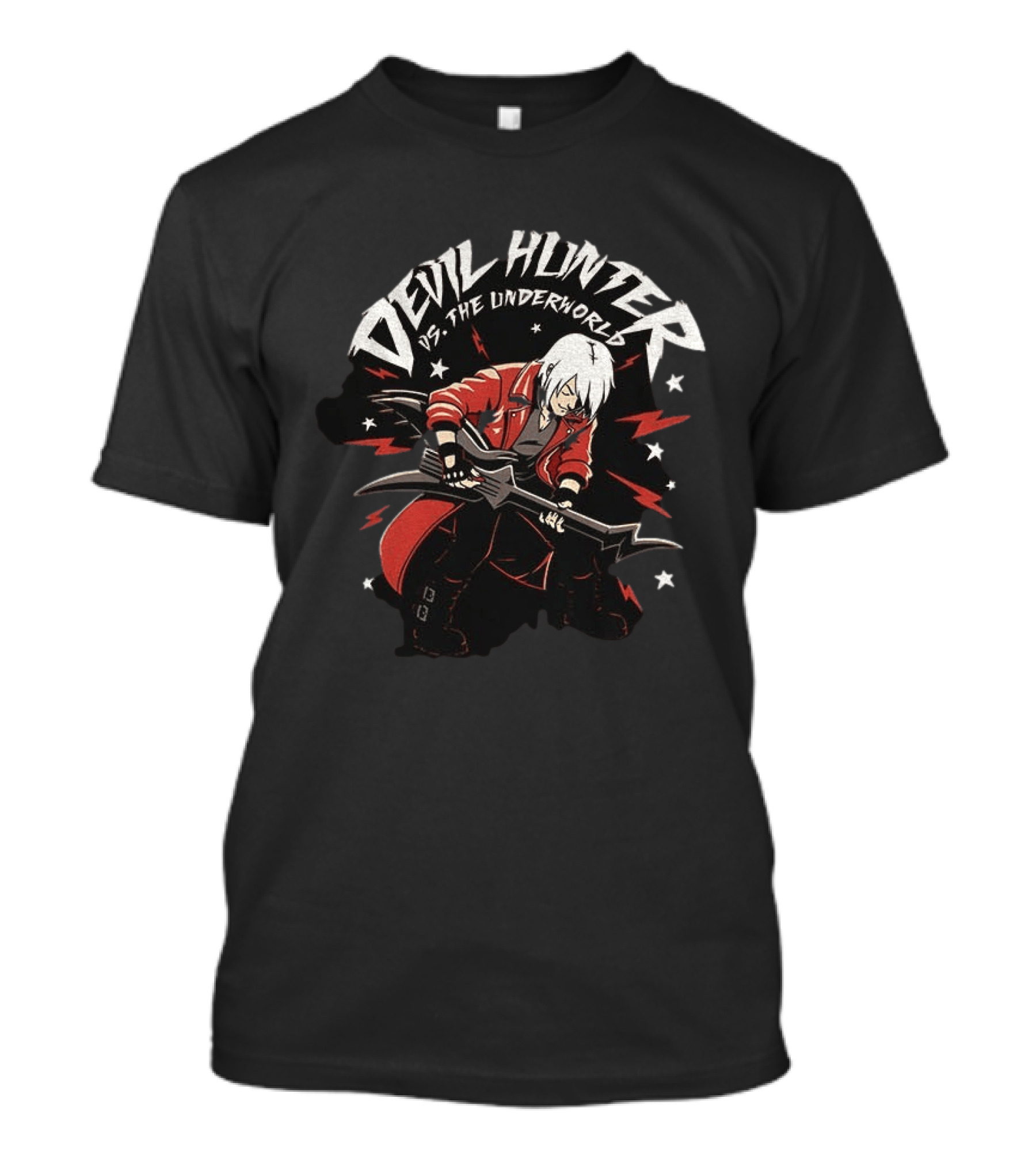 Devil Hunter Vs The Underworld Music Guitar Scott Pilgrim Vs The World T-Shirt