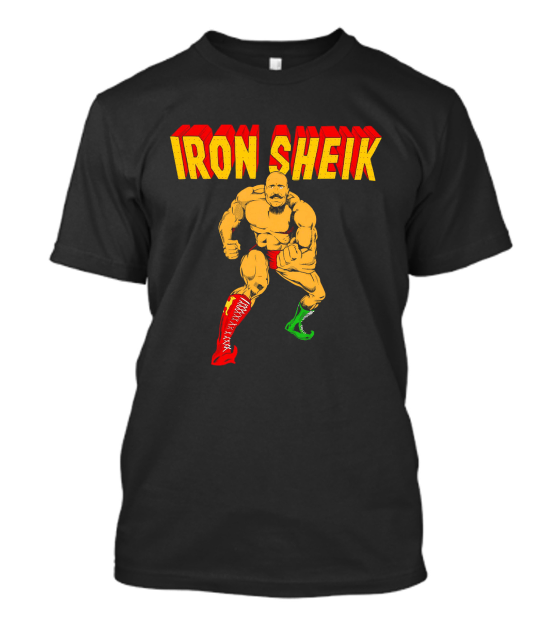 Iron Sheik Wrestling Legend Iconic Wrestler T-Shirt