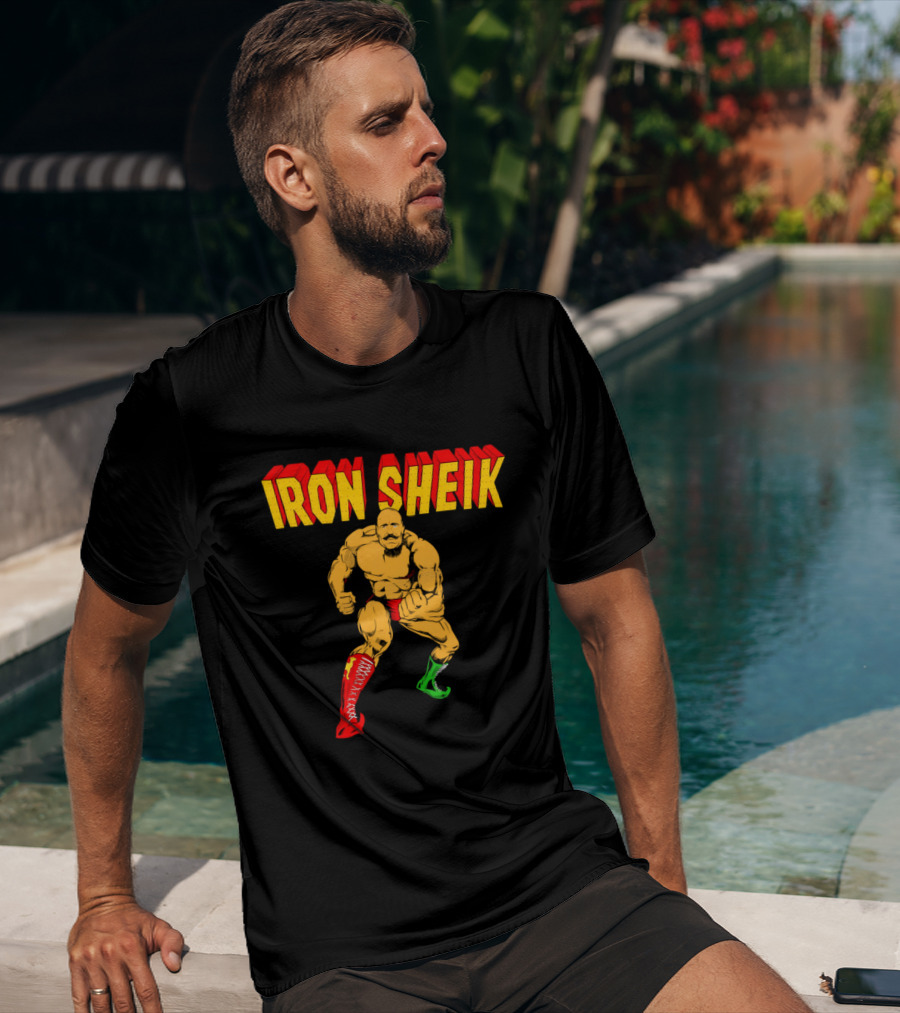 Iron Sheik Wrestling Legend Iconic Wrestler T-Shirt