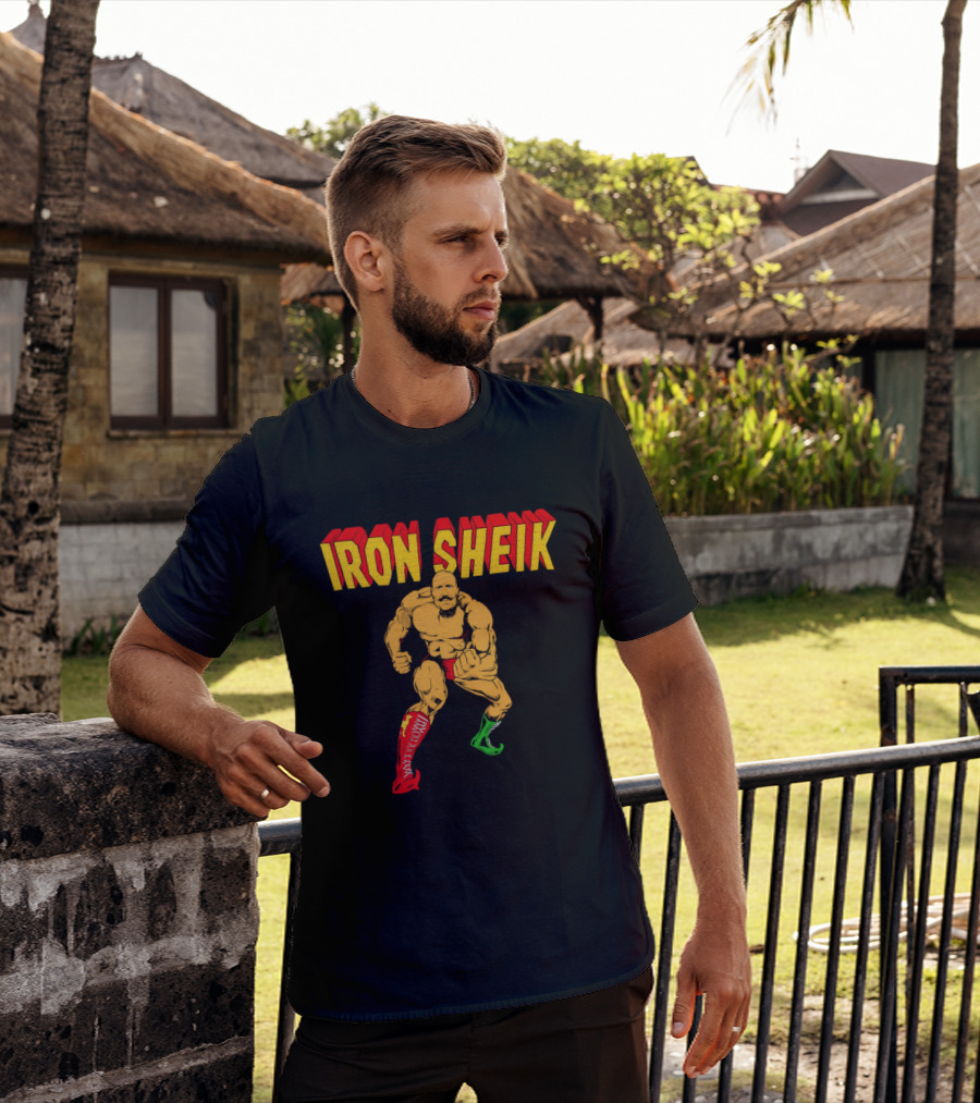 Iron Sheik Wrestling Legend Iconic Wrestler T-Shirt