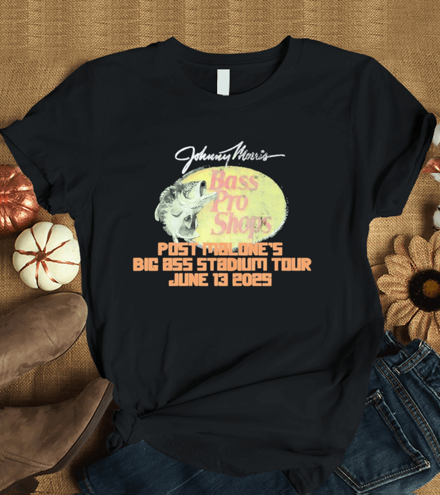Johnny Morris Bass Pro Shops Post Malone's Big Ass Stadium Tour June 13 2025 T-Shirt
