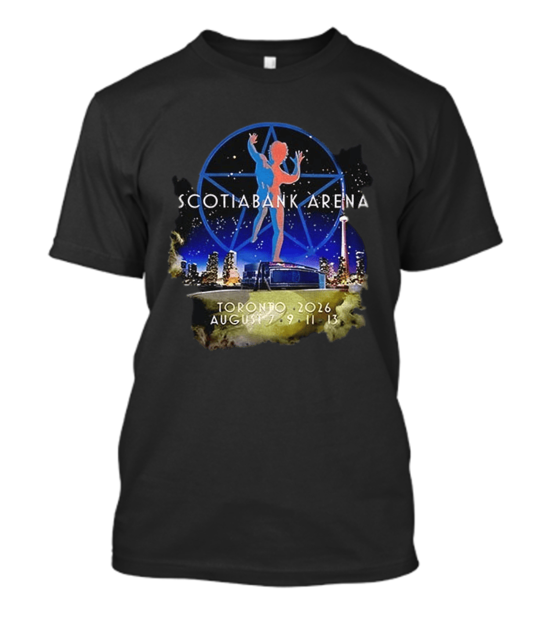 Toronto Scotiabank Arena Rush Event August 7 9 11 13 2026 Canada T-Shirt