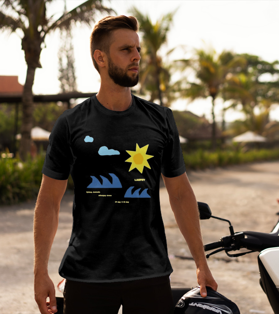 Sydney Australia Opera House Laufey Event Sun & Clouds T-Shirt