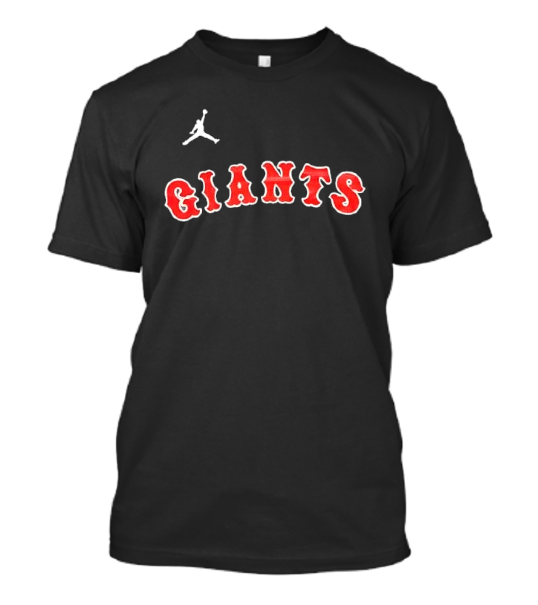 San Francisco Giants MLB Jumpman Arched Red Lettering T-Shirt