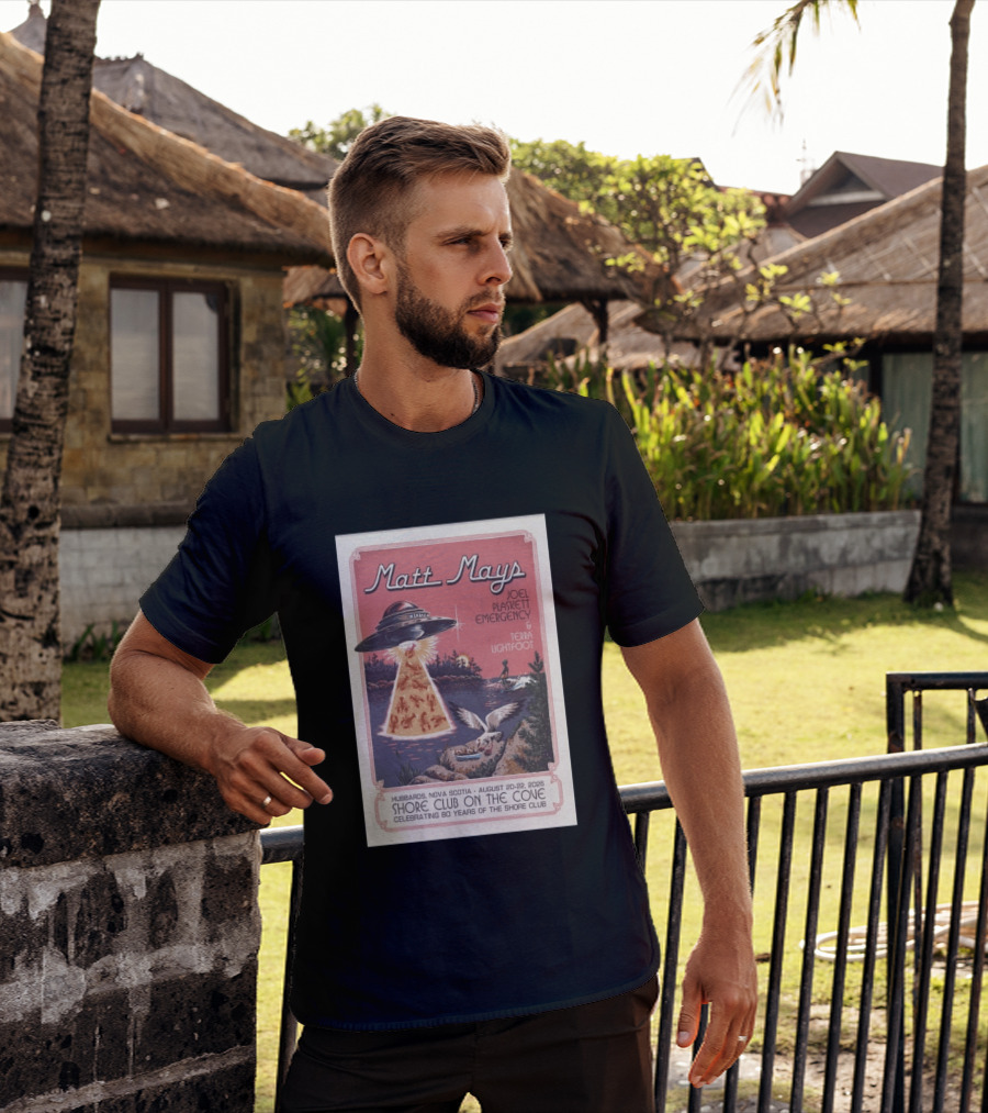 Matt Mays Joel Plaskett Emergency Terra Lightfoot Hubbards Nova Scotia August 20 22 2026 Shore Club On The Cove Celebrating 80 Years T-Shirt