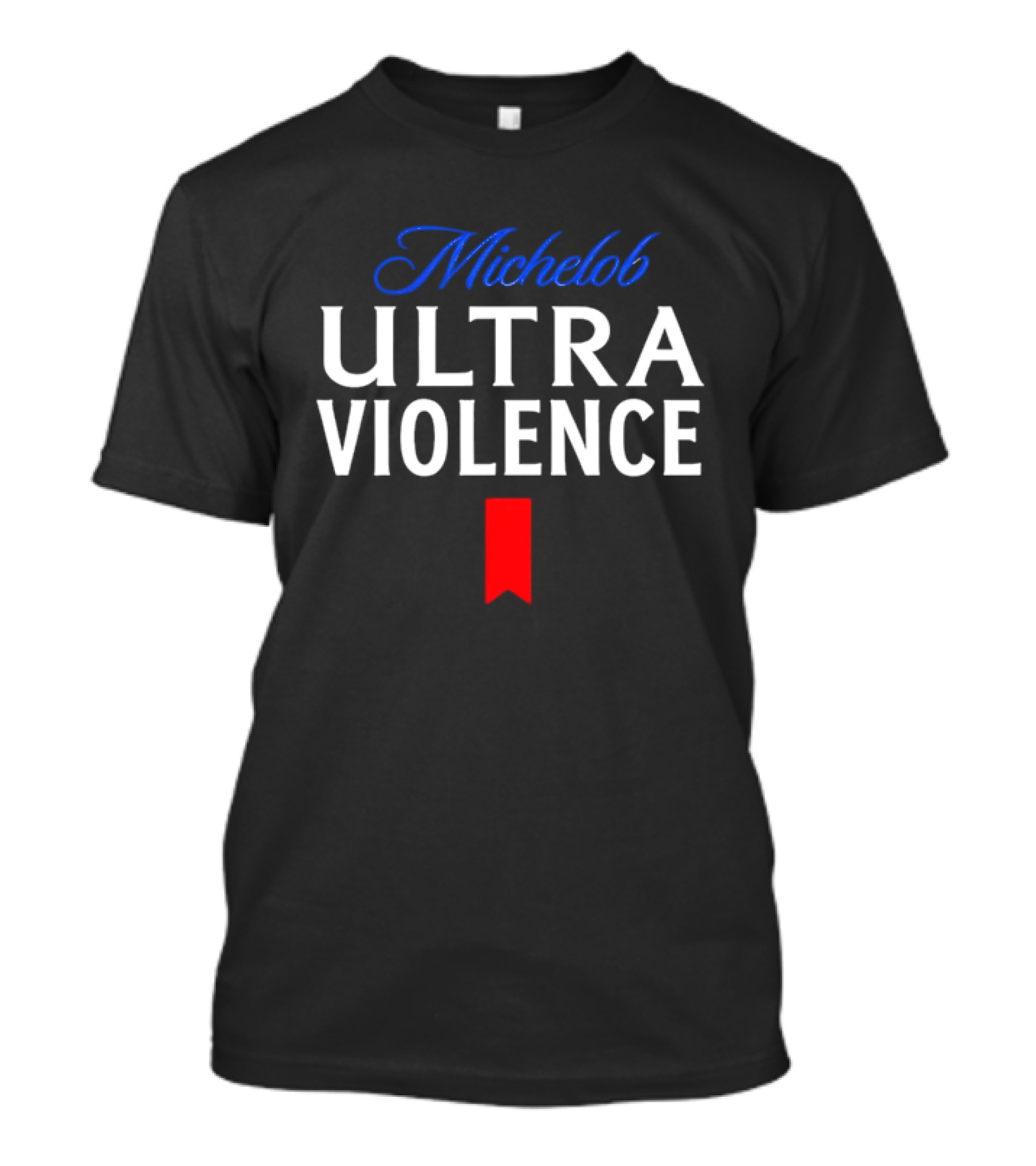 Michelob Ultra Violence Red Ribbon T-Shirt