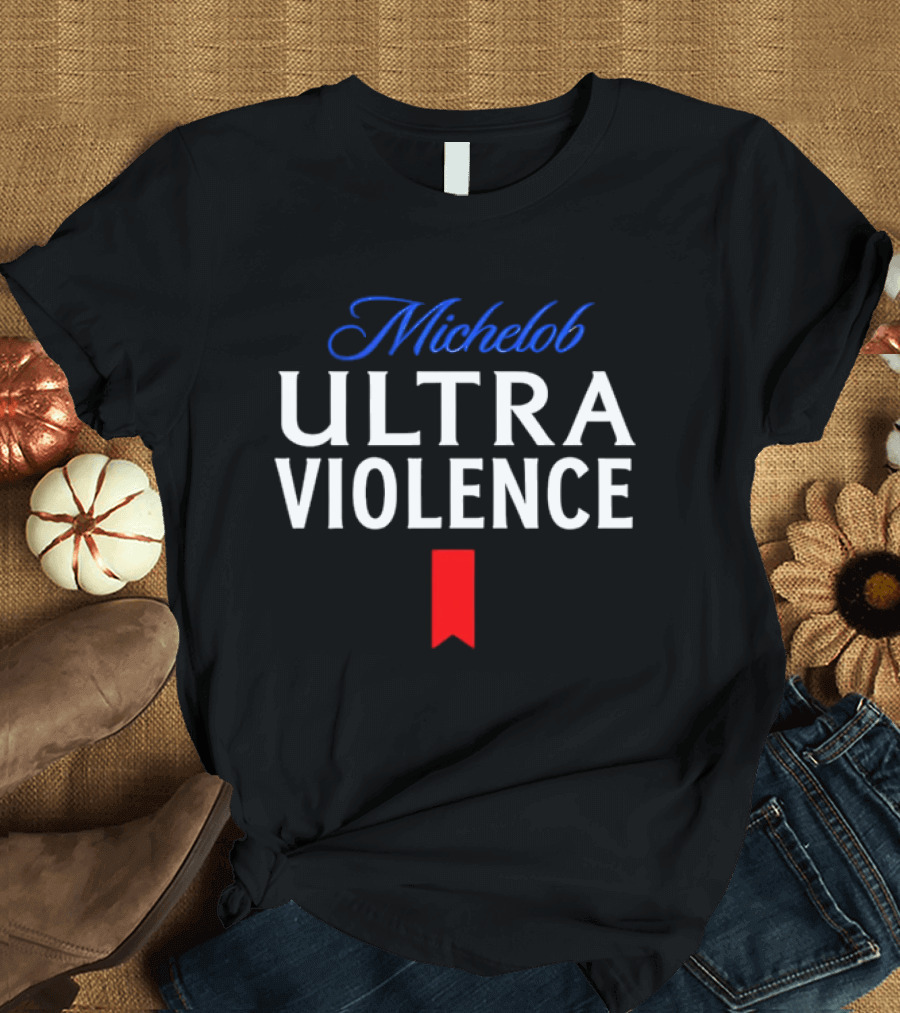 Michelob Ultra Violence Red Ribbon T-Shirt