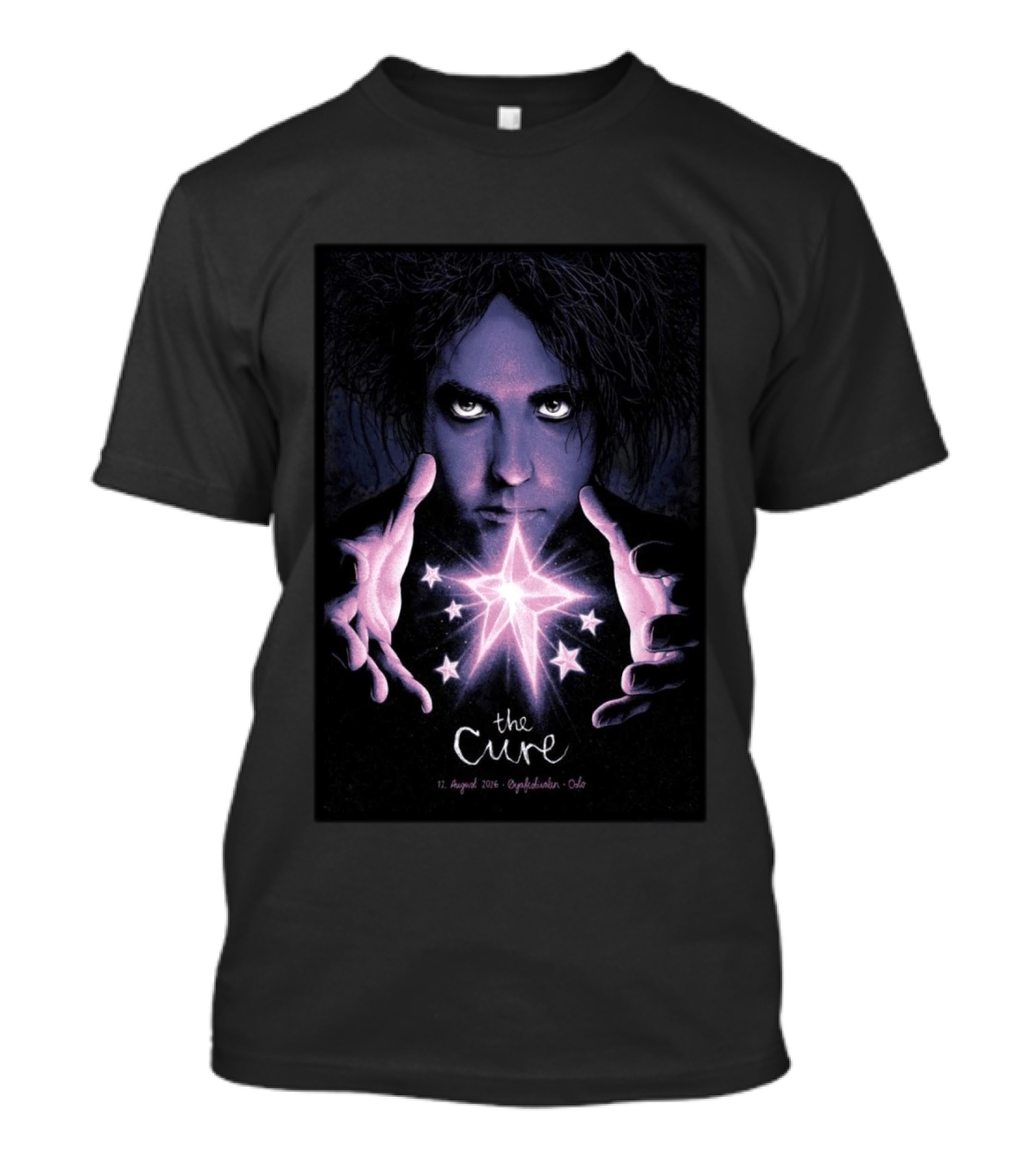 The Cure 12 August 2026 Oslo Enchanting Starry Night T-Shirt