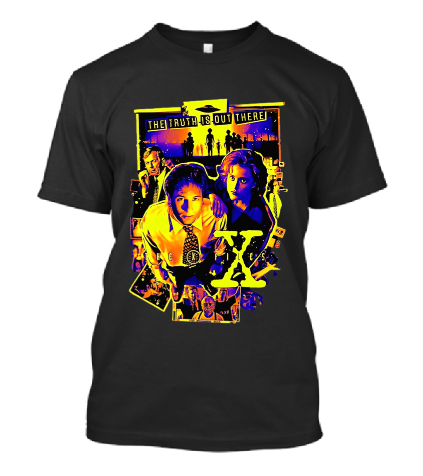 The Truth Is Out There The X Files Mulder Scully 90s TV Series T-Shirt