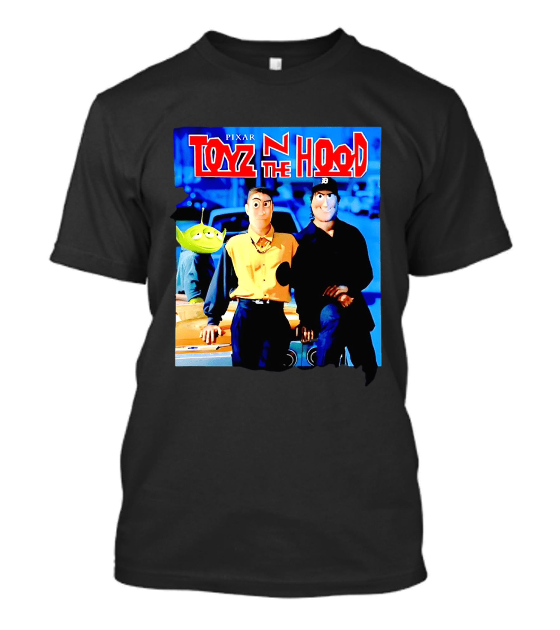 Pixar Toyz N The Hood Parody Toy Story Characters T-Shirt
