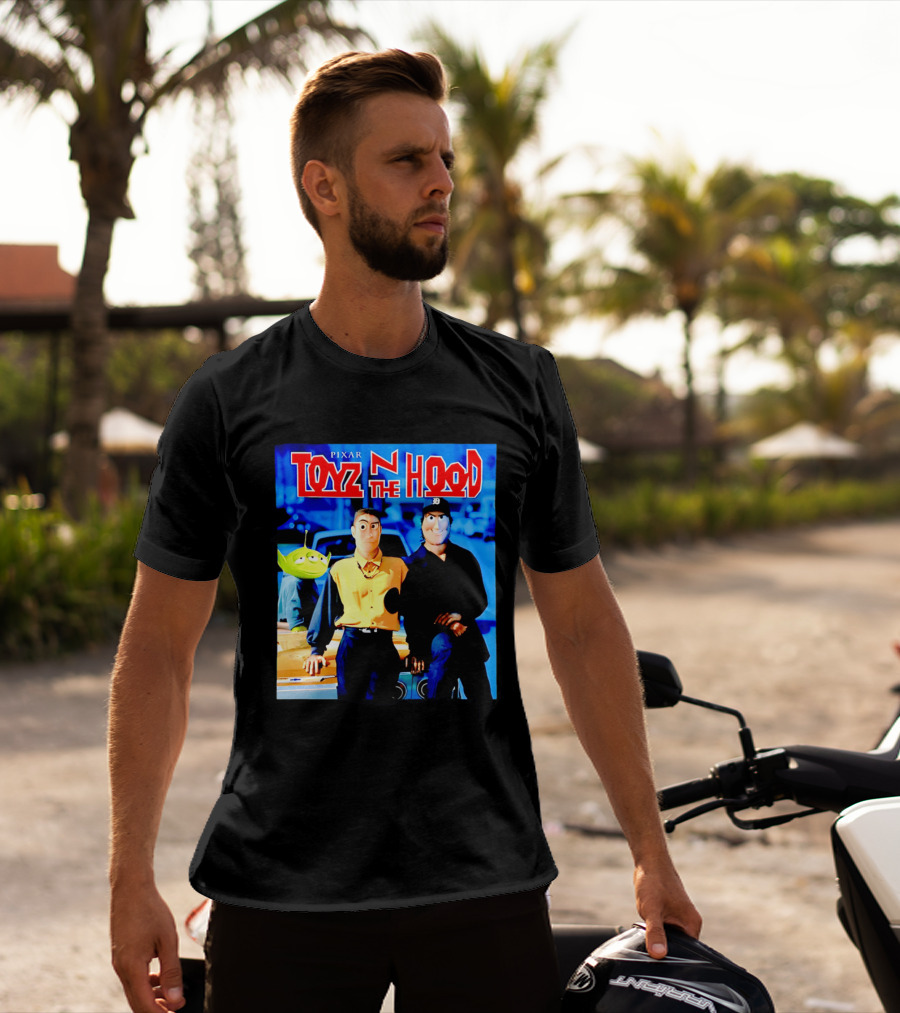 Pixar Toyz N The Hood Parody Toy Story Characters T-Shirt
